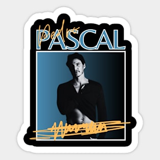 Pedro pascal///original retro Sticker